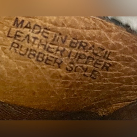 Y2K Vintage Style Banana Republic Women's Leather Wooden Clogs Boho Chic 
Size10 - Picture 9 of 9